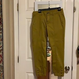 New spring line Cabi Olive green pants
